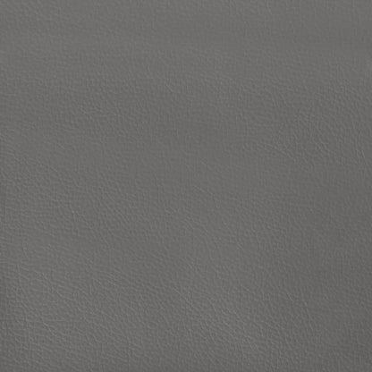 Testiera ad Orecchio Grigio 147x16x78/88 cm in Similpelle