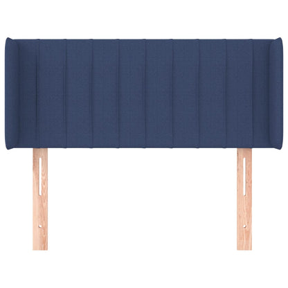 Testiera ad Orecchio Blu 103x16x78/88cm in Tessuto