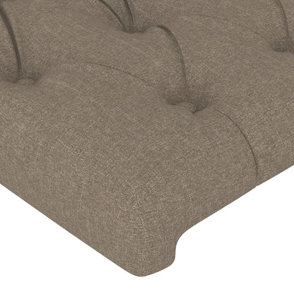 Testiera ad Orecchio Tortora 163x16x78/88 cm in Tessuto | homemem39
