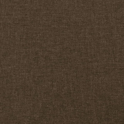 Testiera ad Orecchio Marrone Scuro 183x16x78/88 cm in Tessuto | homemem39