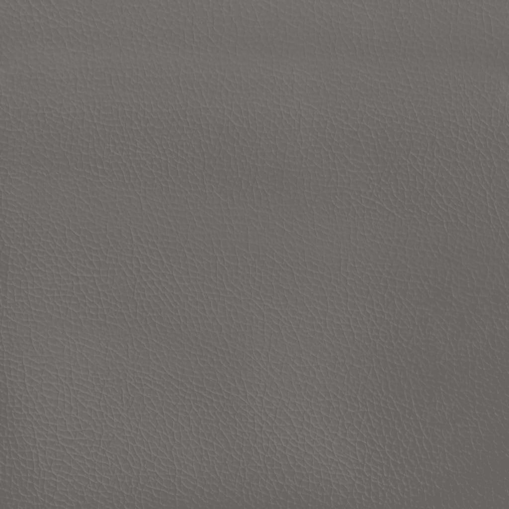 Testiera ad Orecchio Grigio 163x16x118/128cm in Similpelle