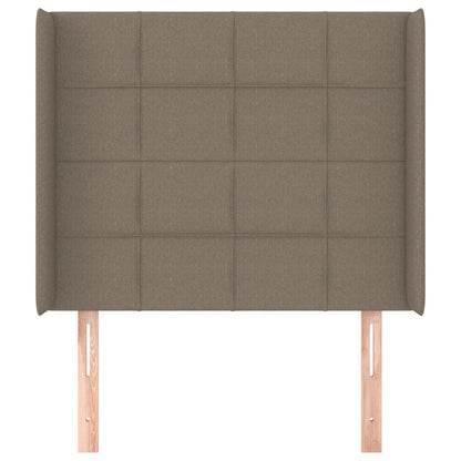 Testiera ad Orecchio Tortora 83x16x118/128 cm in Tessuto | homemem39