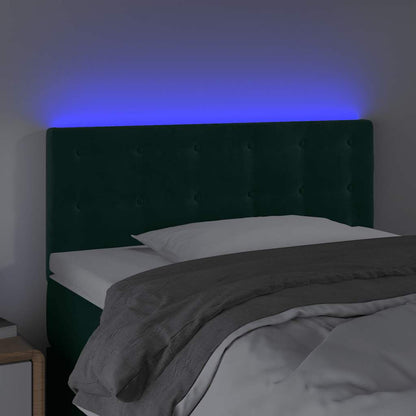Testiera a LED Verde Scuro 80x5x78/88 cm in Velluto | homemem39