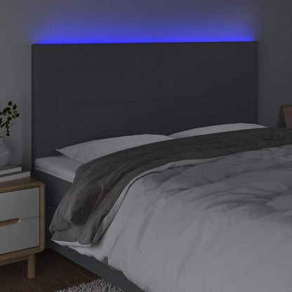 Testiera a LED GrigioScuro /128cm