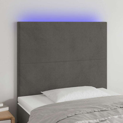 Testiera a LED GrigioScuro /128cm