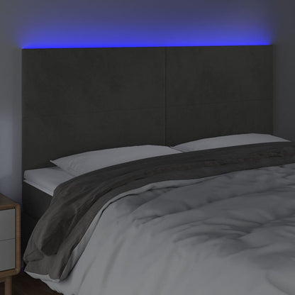 Testiera a LED GrigioScuro /128cm