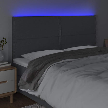 Testiera a LED GrigioScuro /128cm