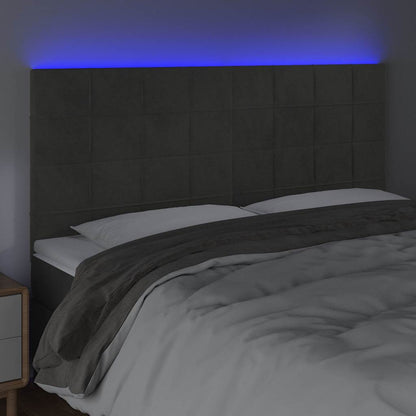 Testiera a LED GrigioScuro /128cm