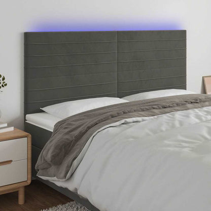 Testiera a LED GrigioScuro /128cm