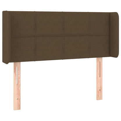 Testiera a LED Marrone Scuro 83x16x78/88 cm in Tessuto | homemem39