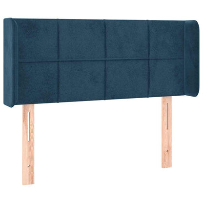 Testiera a LED Blu scuro 93x16x78/88 cm in Velluto | homemem39