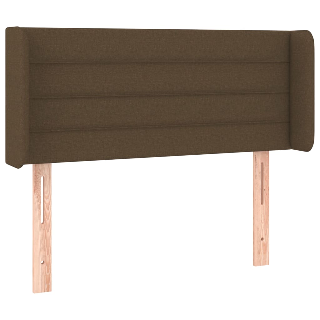 Testiera a LED Marrone Scuro 83x16x78/88 cm in Tessuto | homemem39