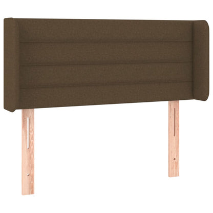 Testiera a LED Marrone Scuro 83x16x78/88 cm in Tessuto | homemem39