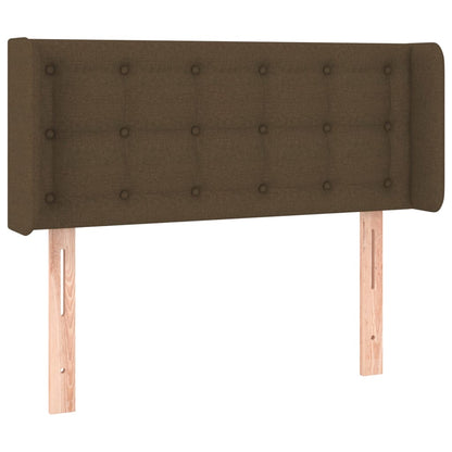 Testiera a LED Marrone Scuro 103x16x78/88 cm in Tessuto | homemem39