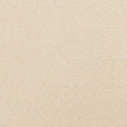 Giroletto a Molle con Materasso Crema 100x200 cm in Tessuto