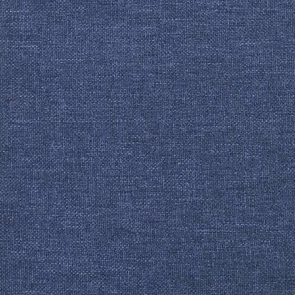 Giroletto a Molle con Materasso Blu 140x190 cm in Tessuto