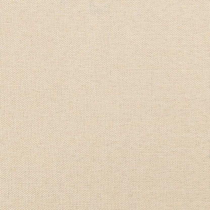 Giroletto a Molle con Materasso Crema 180x200 cm in Tessuto
