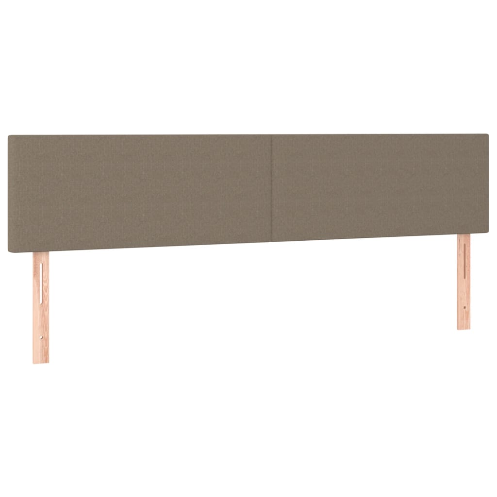 Giroletto a Molle con Materasso Tortora 200x200 cm in Tessuto | homemem39