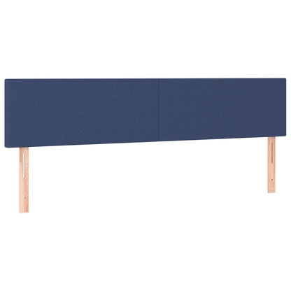 Giroletto a Molle con Materasso Blu 200x200 cm in Tessuto | homemem39