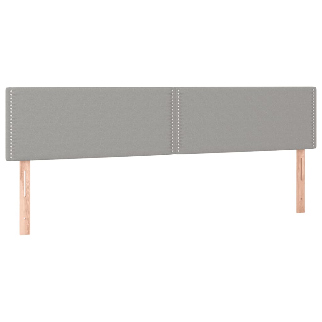 Giroletto a Molle con Materasso Grigio Chiaro180x200 cm Tessuto | homemem39