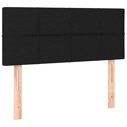 Giroletto a Molle con Materasso Nero 80x200 cm inTessuto