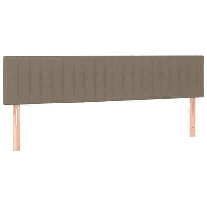 Giroletto a Molle con Materasso Tortora 160x200 cm in Tessuto | homemem39