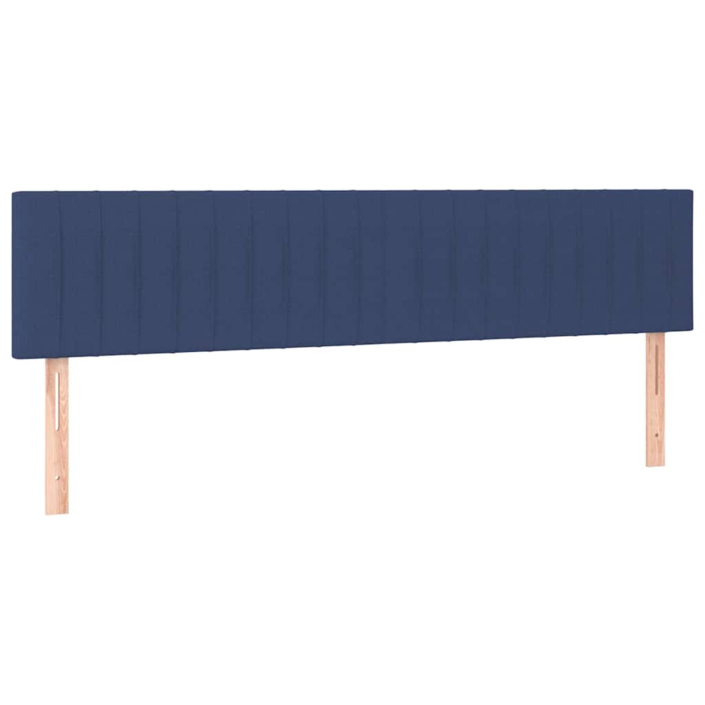 Giroletto a Molle con Materasso Blu 180x200 cm in Tessuto
