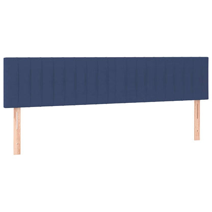 Giroletto a Molle con Materasso Blu 180x200 cm in Tessuto