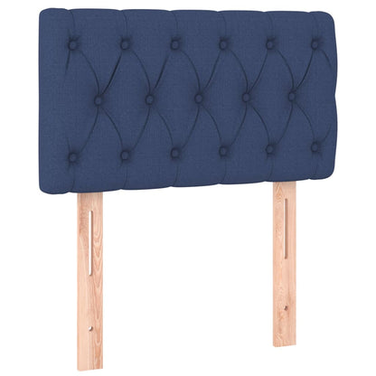 Giroletto a Molle con Materasso Blu 80x200 cm inTessuto | homemem39