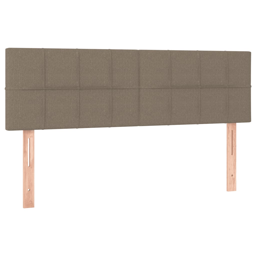 Giroletto a Molle con Materasso Tortora 140x200 cm in Tessuto | homemem39
