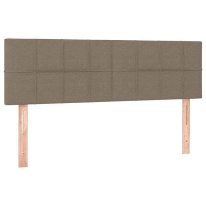 Giroletto a Molle con Materasso Tortora 140x200 cm in Tessuto | homemem39