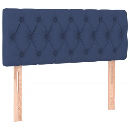 Giroletto a Molle con Materasso Blu 90x190 cm in Tessuto | homemem39