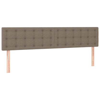 Giroletto a Molle con Materasso Tortora 160x200 cm in Tessuto | homemem39