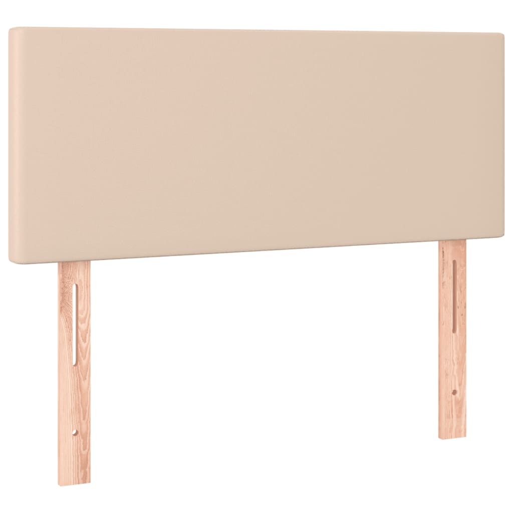 Giroletto a Molle con Materasso Cappuccino 80x200 cm Similpelle