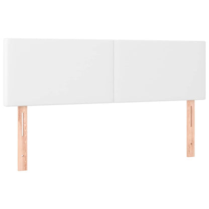Giroletto a Molle con Materasso Bianco 140x200 cm in Similpelle