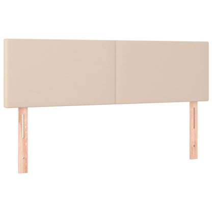 Giroletto a Molle con Materasso Cappuccino 140x200cm Similpelle
