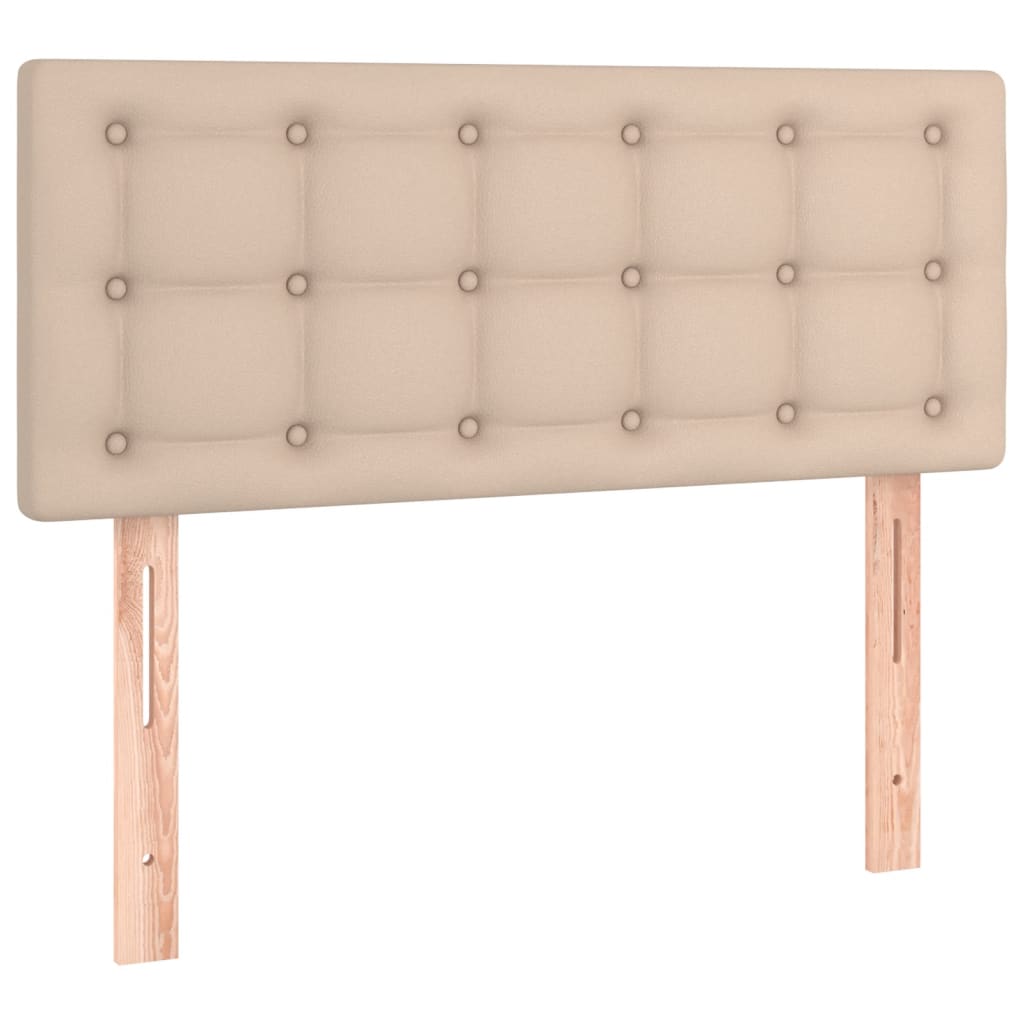 Giroletto a Molle con Materasso Cappuccino 100x200cm Similpelle | homemem39