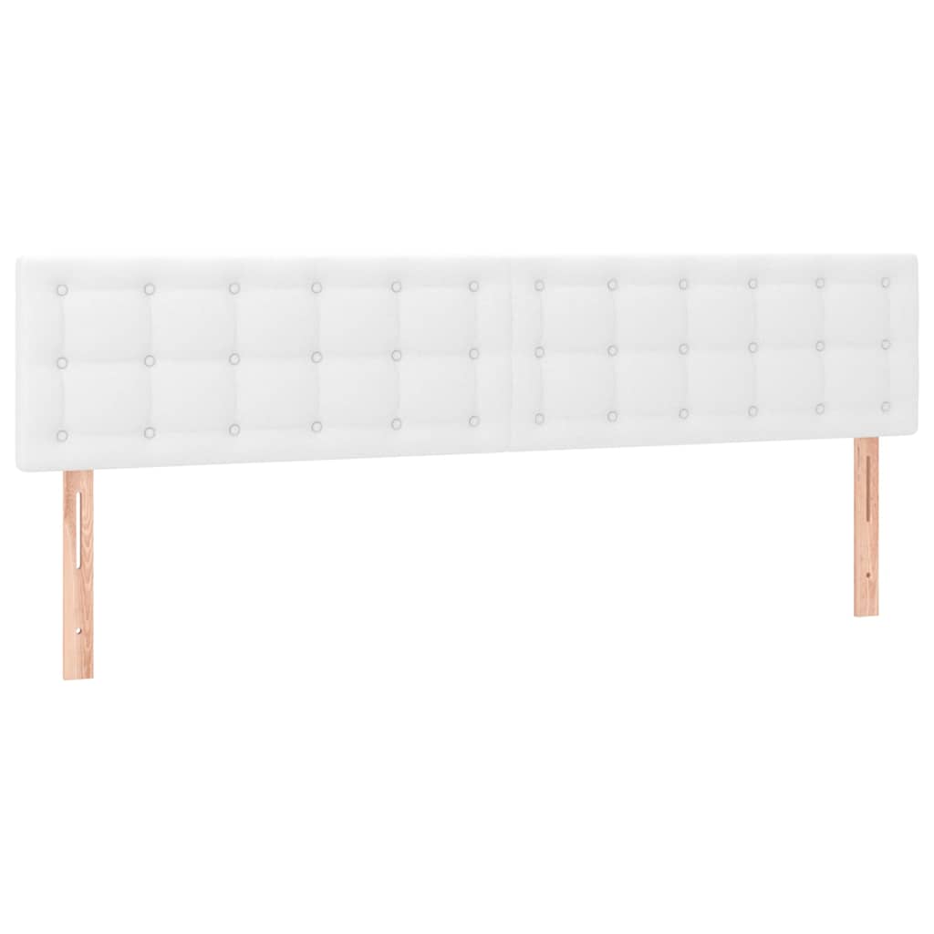 Giroletto a Molle con Materasso Bianco 180x200 cm in Similpelle
