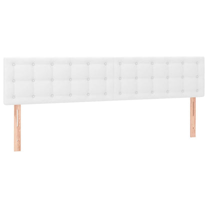 Giroletto a Molle con Materasso Bianco 180x200 cm in Similpelle