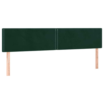 Giroletto a Molle con Materasso Verde Scuro 180x200 cm Velluto | homemem39