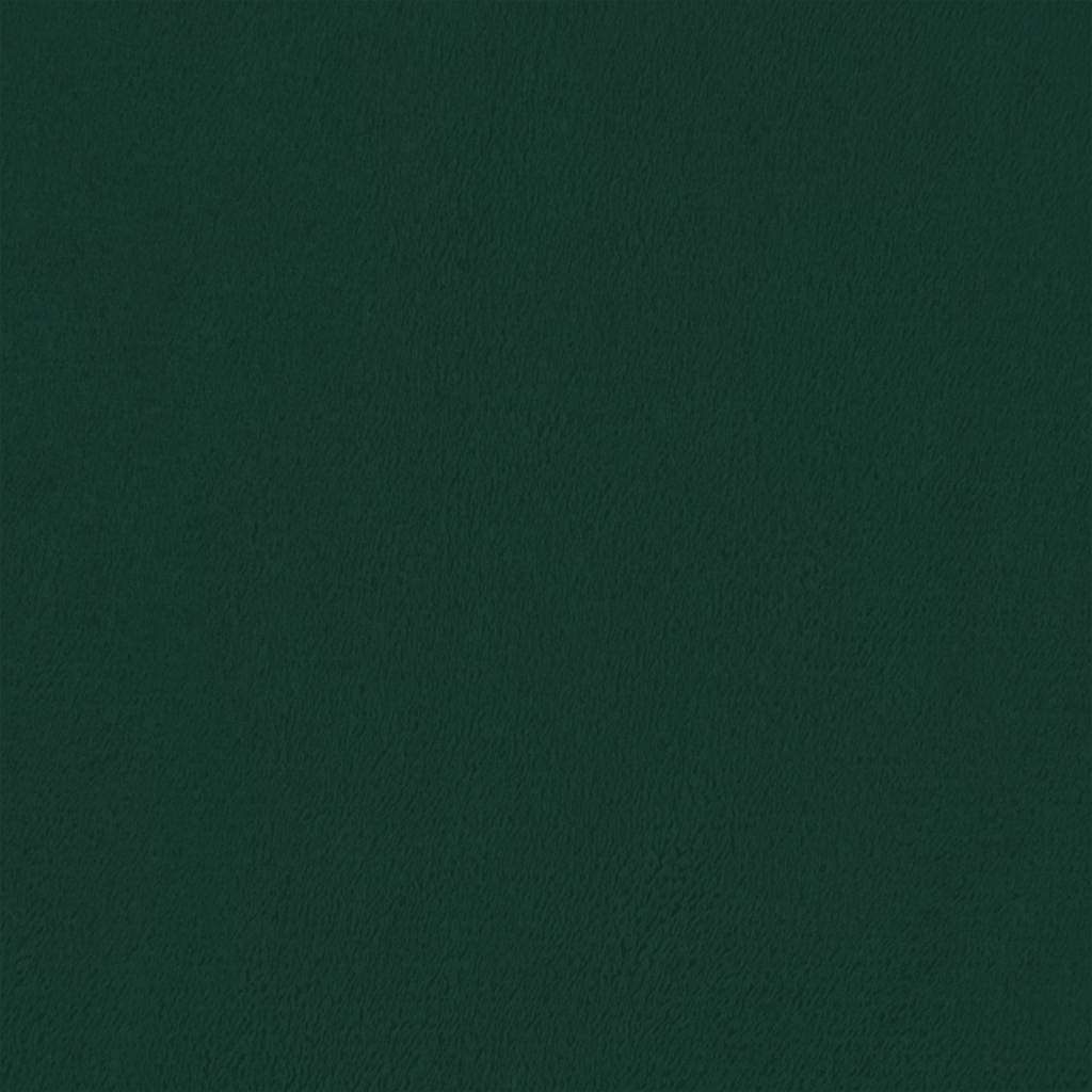 Giroletto a Molle con Materasso Verde Scuro 200x200 cm Velluto