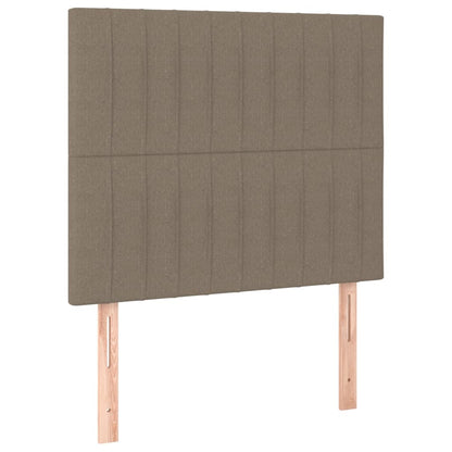 Giroletto a Molle con Materasso Tortora 90x190 cm in Tessuto | homemem39