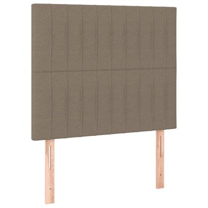 Giroletto a Molle con Materasso Tortora 100x200 cm in Tessuto | homemem39