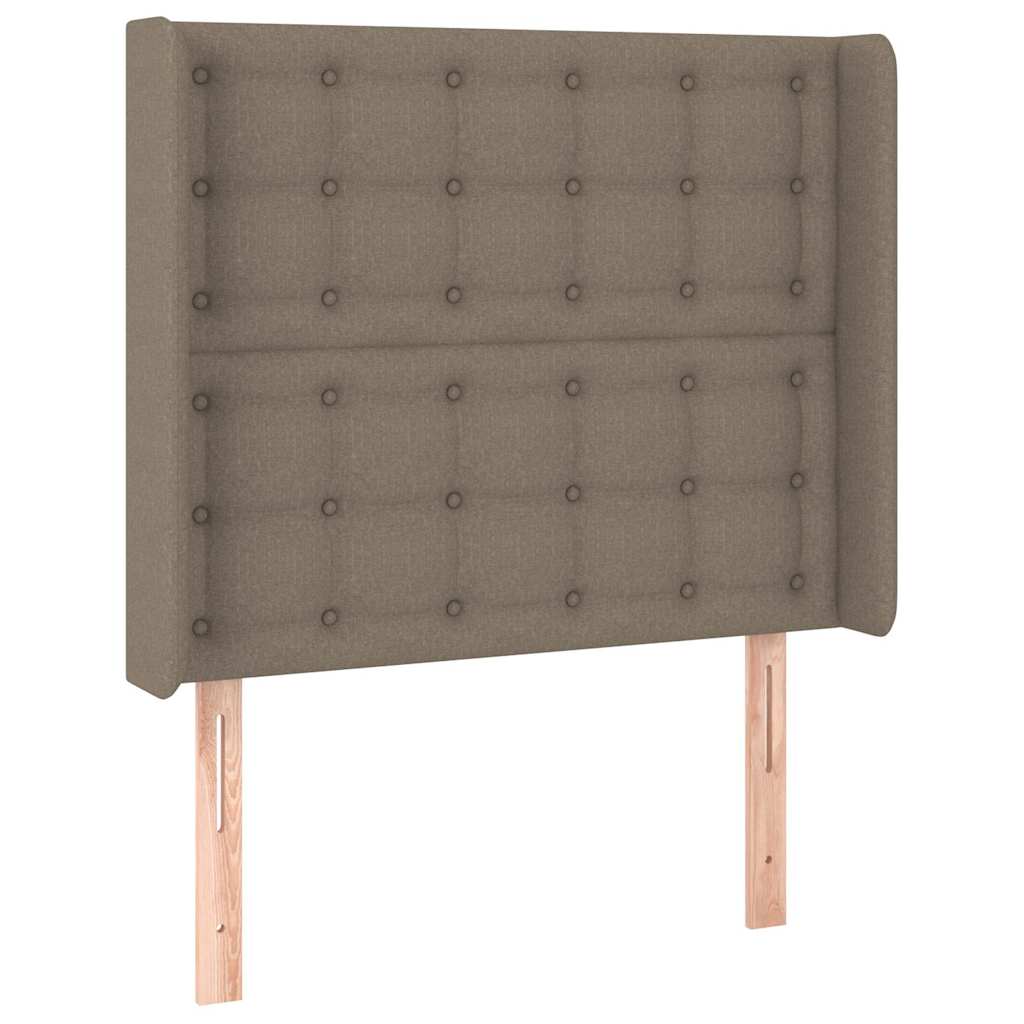 Giroletto a Molle con Materasso Tortora 100x200 cm in Tessuto