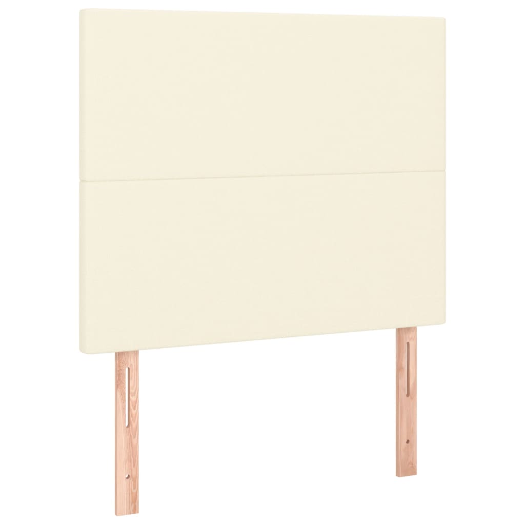 Giroletto a Molle con Materasso Crema 100x200 cm in Similpelle | homemem39