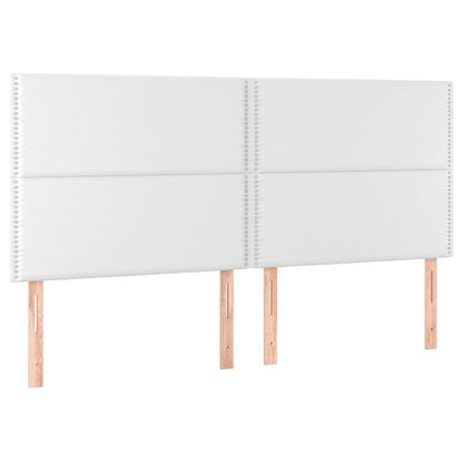 Giroletto a Molle con Materasso Bianco 200x200cm in Similpelle | homemem39