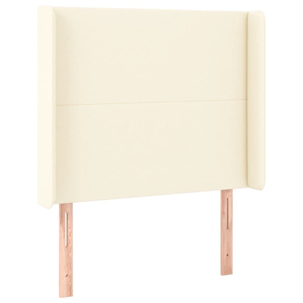 Giroletto a Molle con Materasso e LED Crema 100x200 cm | homemem39