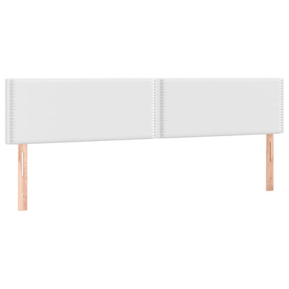 Giroletto Molle con Materasso e LED Bianco 200x200cm Similpelle
