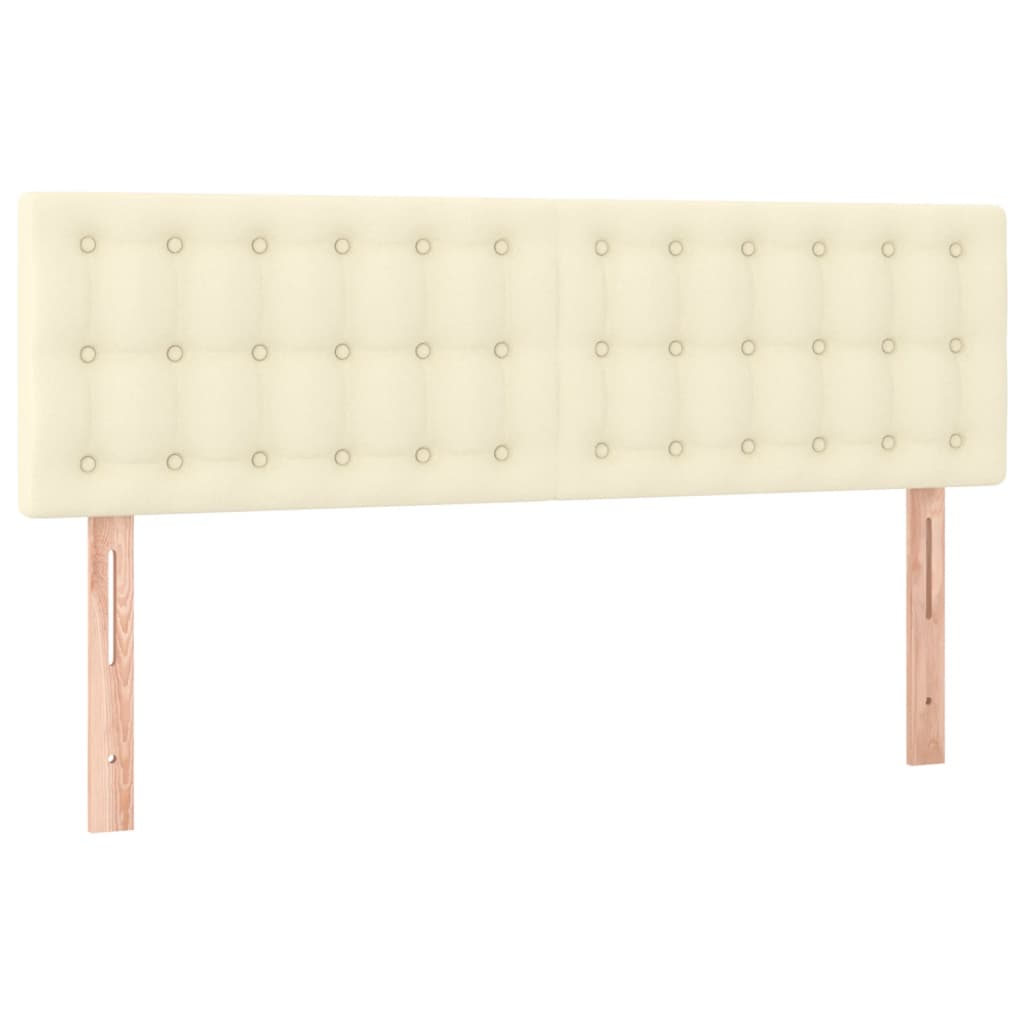 Giroletto a Molle con Materasso e LED Crema 140x200 cm | homemem39