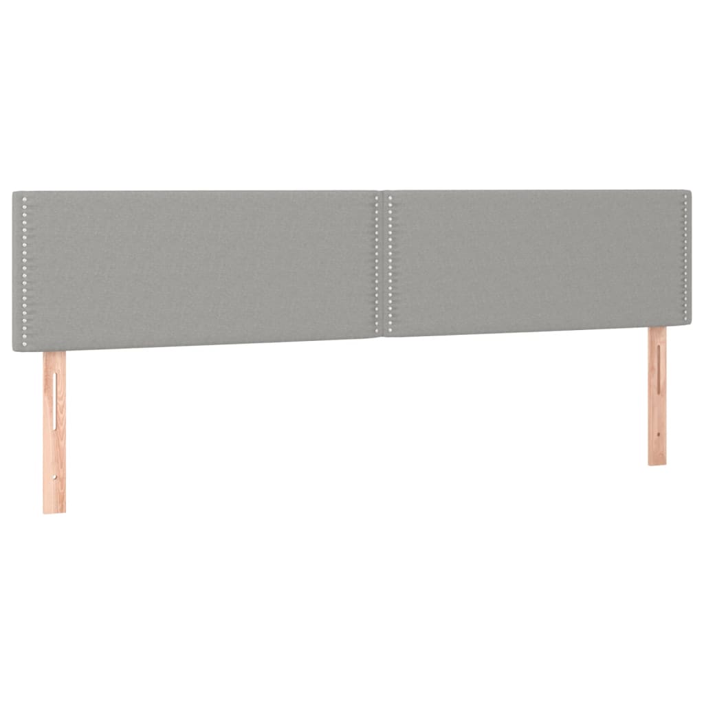 Giroletto a Molle con Materasso Grigio Chiaro180x200 cm Tessuto | homemem39